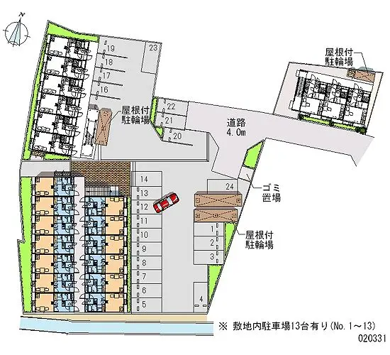 ★手数料０円★小田原市久野　月極駐車場（LP）